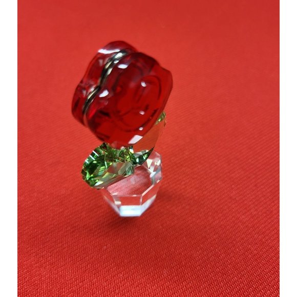 Swarowski Red Crystal Rose 866896 - Picture 10 of 12